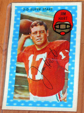 1971 Kellogg's Jim Hart  St Louis Cardinals  QB #27 and in EX+