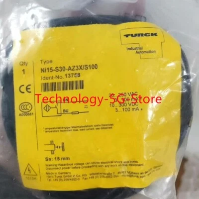 New Turck NI15-S30-AZ3X/S100 Proximity Switch Sensor - Image 1 of 4