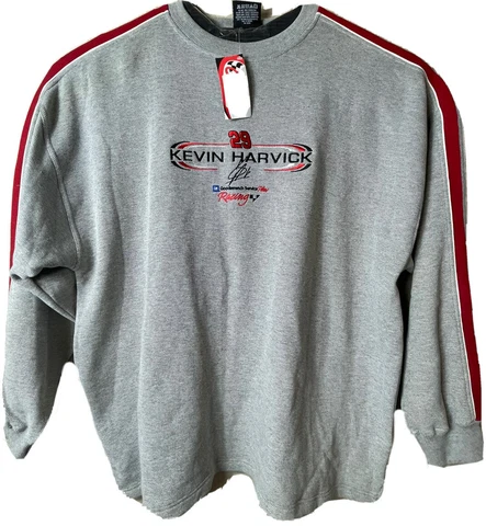 CHASE AUTHENTIC Sweatshirt KEVIN HARVICK #29 - Gray Size XXL NASCAR Racing Cover