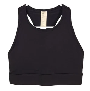 Fabletics Trinity High Impact Sports Bra Black Small Padded Yoga Workout NEW - Picture 1 of 11
