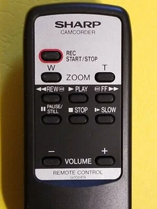 SHARP CAMCORDER G0085TA REMOTE CONTROL - Picture 1 of 5