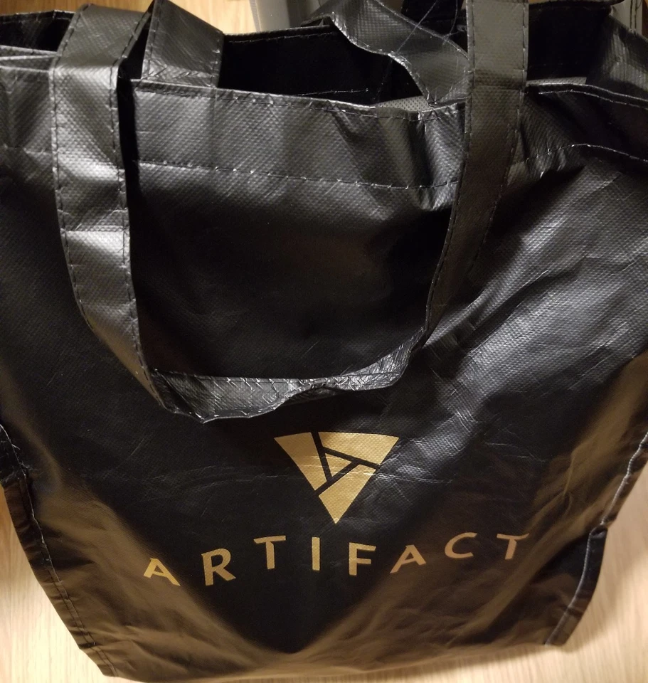 Pax West 2018 artefato jogo de cartas exclusivo colecionável bolsa tote válvula - Imagem 1 de 1