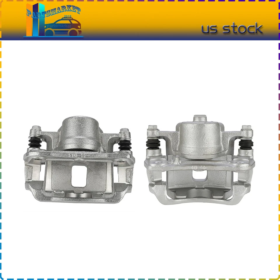 PMT2018 Front Pair Brake Calipers With Bracket For 2005-2010 Chevrolet Cobalt - Image 1 of 1