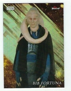 2018 TOPPS FINEST STAR WARS REFRACTOR #12 BIB FORTUNA - Picture 1 of 1