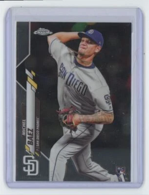 2020 Topps Chrome Michel Baez San Diego Padres #187 - Image 1 of 2