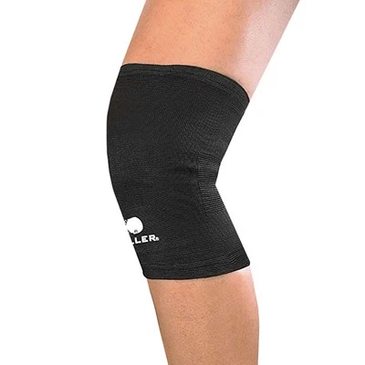 Mueller Sports Medicine Lightweight Elastic Knee Support Sleeve - Black - Image 1 of 2