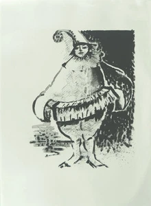 Roger CRUSAT: La puffonnerie sans color - Original Lithographie - Bild 1 von 6