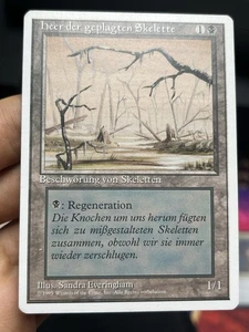 German Misprint Drudge Skeletons Swamp With Regenerate • LP • Mtg (2031) - Picture 1 of 4
