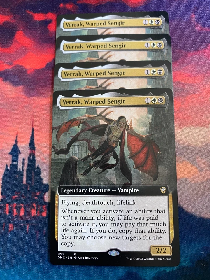 MTG Dominaria United Verrak Warped Sengir Extended Art x 4 - Image 1 of 1