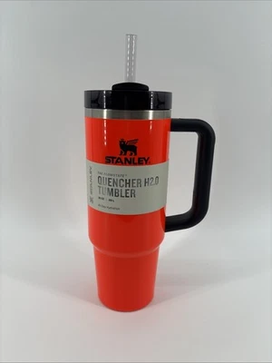 Vaso Stanley naranja neón 30 oz colección Spring Fling Foto 1 de 4