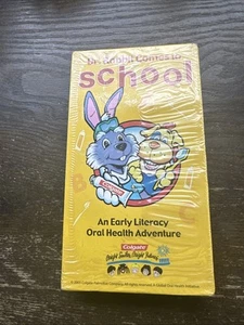 Dr. Rabbit Comes To School VHs Tape 2003 Colgate Early Literacy Oral Health NEW! - Picture 1 of 7