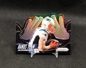 2014 Prizm Julian Edelman “HANDS TEAM” SILVER PRIZM Die-Cut SSP No. HT9 🙌 - Picture 1 of 18