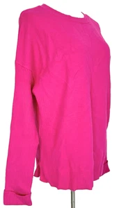 Suéter Jersey Time & Tru Mujer Talla XL Rosa Tejido Apretado Súper Suave - Imagen 1 de 10