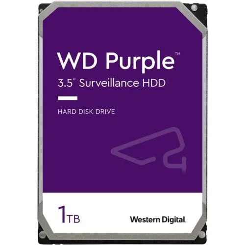 WD Surveillance Purple 1TB 3.5" Internal HDD SATA3 - 64MB Cache - 24x7 always on - image 1 of 1