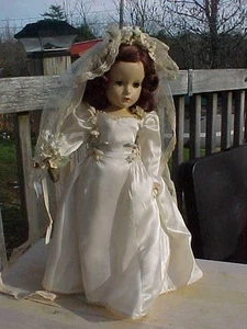 Vintage Madame Alexander Compostion Bride Doll 15" Wendy Ann - Picture 1 of 1