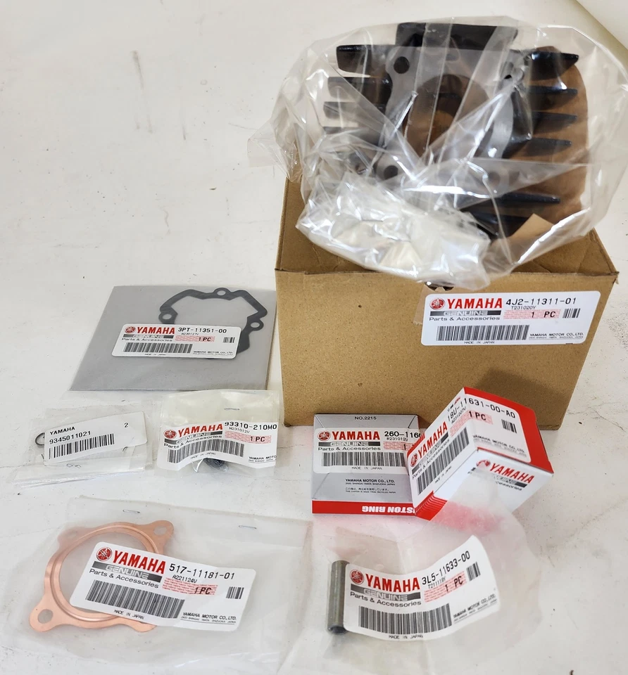 Novo Kit de Pistão de Cilindro Superior Yamaha Genuíno PW50 PW 50 OEM 1981-2020 Conjunto - Imagem 1 de 1