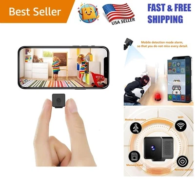 Compact 4K WiFi Security Camera - Indoor Outdoor with Night Vision Capabilities - Image 1 of 4