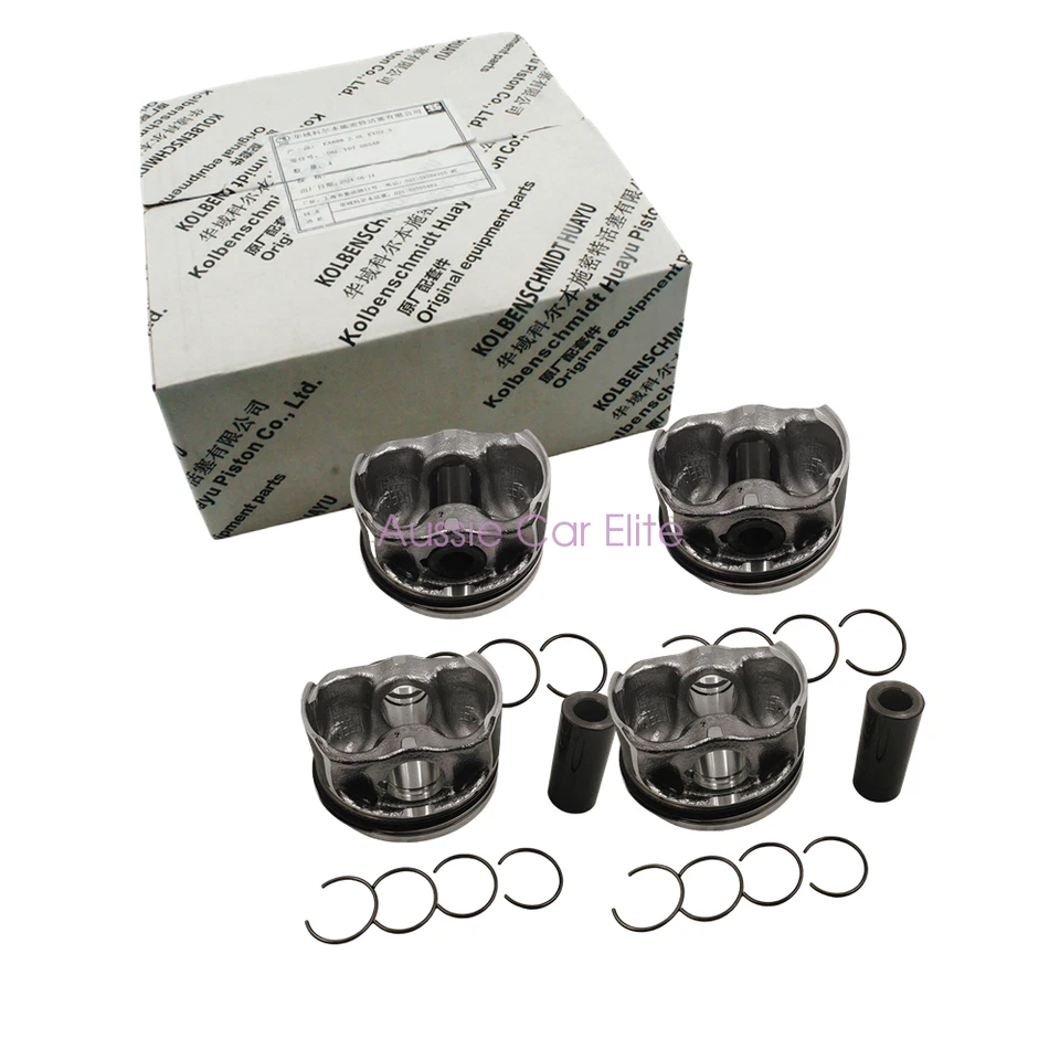 06L107065R 4* pistones mejorados OEM KolbenSchmidt para VW Golf Audi A4 2008-2015 Foto 1 de 4