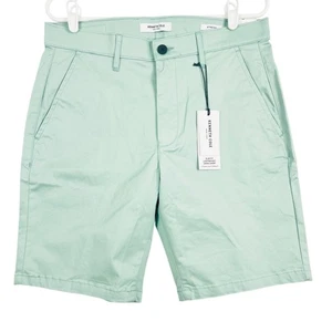 Pantalones Cortos Chinos Kenneth Cole Para Hombre Verde Calce Ajustado Ligeros Elastizados Talla 32 Nuevos con Etiquetas - Imagen 1 de 12