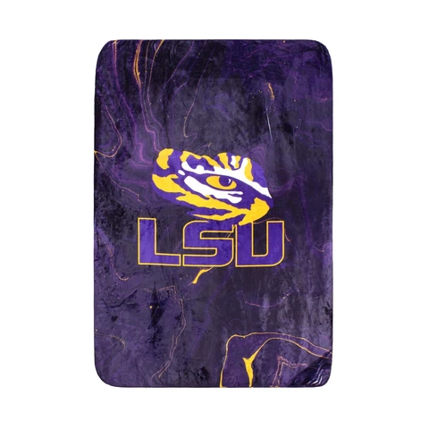 College Covers LSU Tigers Sublimated Soft Throw Blanket, 42" x 60", SUBTH Cover