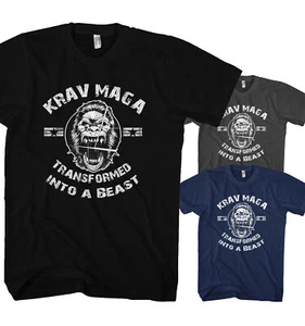 Herren T-Shirt Krav Maga Transformed into Beast TB14720 - Picture 1 of 1