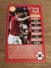 Ji-Sung Park Manchester United Top Trumps Specials 2012 Football Card