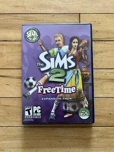 PC-CD-ROM - The Sims 2 Freetime - EA - W/Manual - Retro - Picture 1 of 3