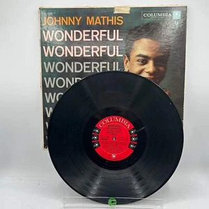 Columbia Johnny Mathis Wonderful Wonderful Vinyl - Picture 1 of 3