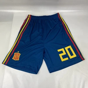 Adidas SPAIN National Team #20 Soccer Football Shorts Youth XL - Picture 1 of 7