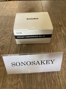 SIGMA MOUNT CONVERTER MC-21 SA-L For LEICA SL2-S, SL2 New in Box from Japan - Picture 1 of 7