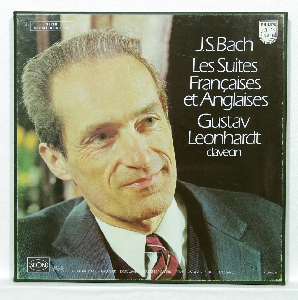 GUSTAV LEONHARDT - JS BACH french & english suites PHILIPS 5xLPs box NM - Image 1 of 1