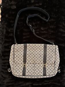 Authentic Louis Vuitton Sac Maman Messenger Bag W/ Changing Pad, Denim, EUC