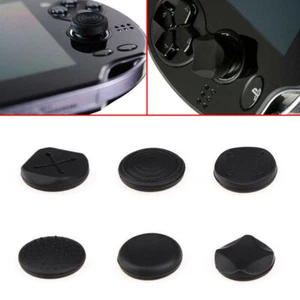 6x Analog Thumb Stick Joystick Grip Silicone Cap Cover for PSV 1000 2000 PS Vita - Picture 1 of 12