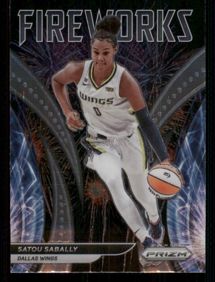 2022 Panini Prizm WNBA Fireworks #8 Satou Sabally - Image 1 of 2