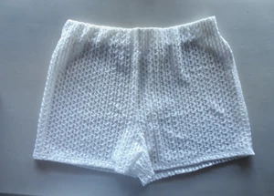 White Crochet Mesh Shorts /George size 14,16,18,20 SALE Price - Picture 1 of 4
