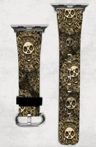Pirates Of The Caribbean Apple Watch Band NEW 38/40/41 & 42/44/45 Aztec Disney - Picture 1 of 1