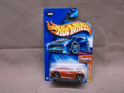 HW HOT WHEELS KMART VARIATION 2004 FE RED TOONED SIR OMINOUS FUTURISTIC RACER  - Image 1 of 3