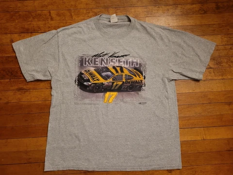 Roush Racing Matt Kenseth Chase Authentics Mens Smirnoff Ice T-Shirt Gray XL Cover