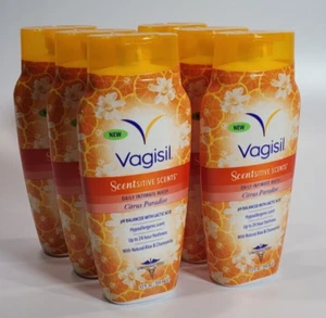 6er Pack Vagisil Duftdüfte Citrus Paradise Tägliche Intimwäsche - Bild 1 von 4