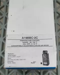 Johnson Controls A19BBC-2C Temperature Controller! return air Single Stage Coil - Picture 1 of 1