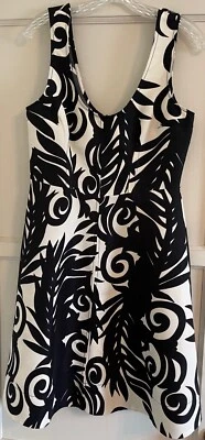 ANTHROPOLOGIE PLENTY por TRACY REESE, S, VESTIDO SIN MANGAS SWING LÍNEA A, NUEVO SIN ETIQUETAS Foto 1 de 4