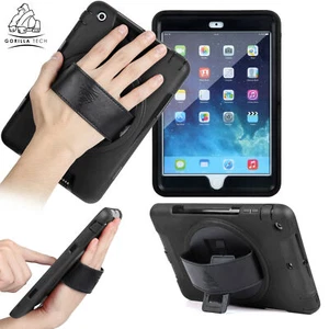 Gorilla Tech Impact Resistant Protective Survivor Hand Strap Case for Apple iPad - Picture 1 of 40