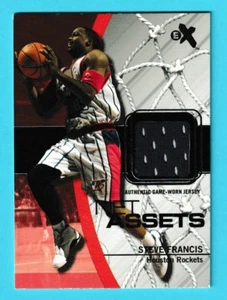 2003-04 Fleer EX Net Assets Jersey Relic Steve Francis Rockets #SF-NAJ - Picture 1 of 2