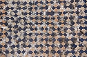 Antigua tela Kuba Raffia textil tradicional africana dinero tribal Congo, África - Imagen 1 de 2