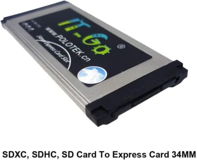 Express Card 34MM to SDXC SDHC, SD Card Adapter for Laptop  - Image 1 of 4