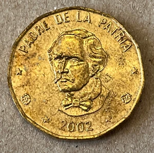 Dominican Republic 2002 1 Peso Very Nice Condition L36 - Picture 1 of 3