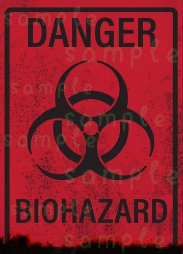 Poster artistico Biohazard Warning | eBay