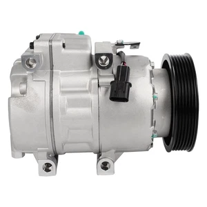 A/C Compressor with 6-Groove for Kia Sorento 2011-2015 Hyundai Santa Fe 13-18 - Picture 1 of 9