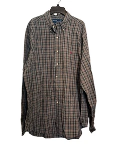 Camisa Ralph Lauren Para Hombres XL Calce Clásico A Cuadros Abotonada - Imagen 1 de 5