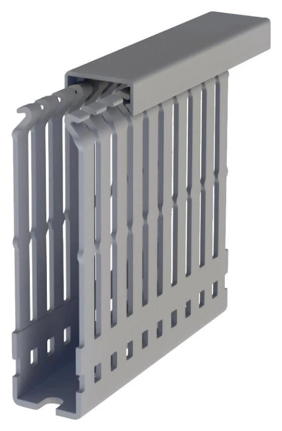 Conducto De Cableado De PVC, 25x80mm, 2m, Gris - 1SET411011R0000 - Imagen 1 de 1